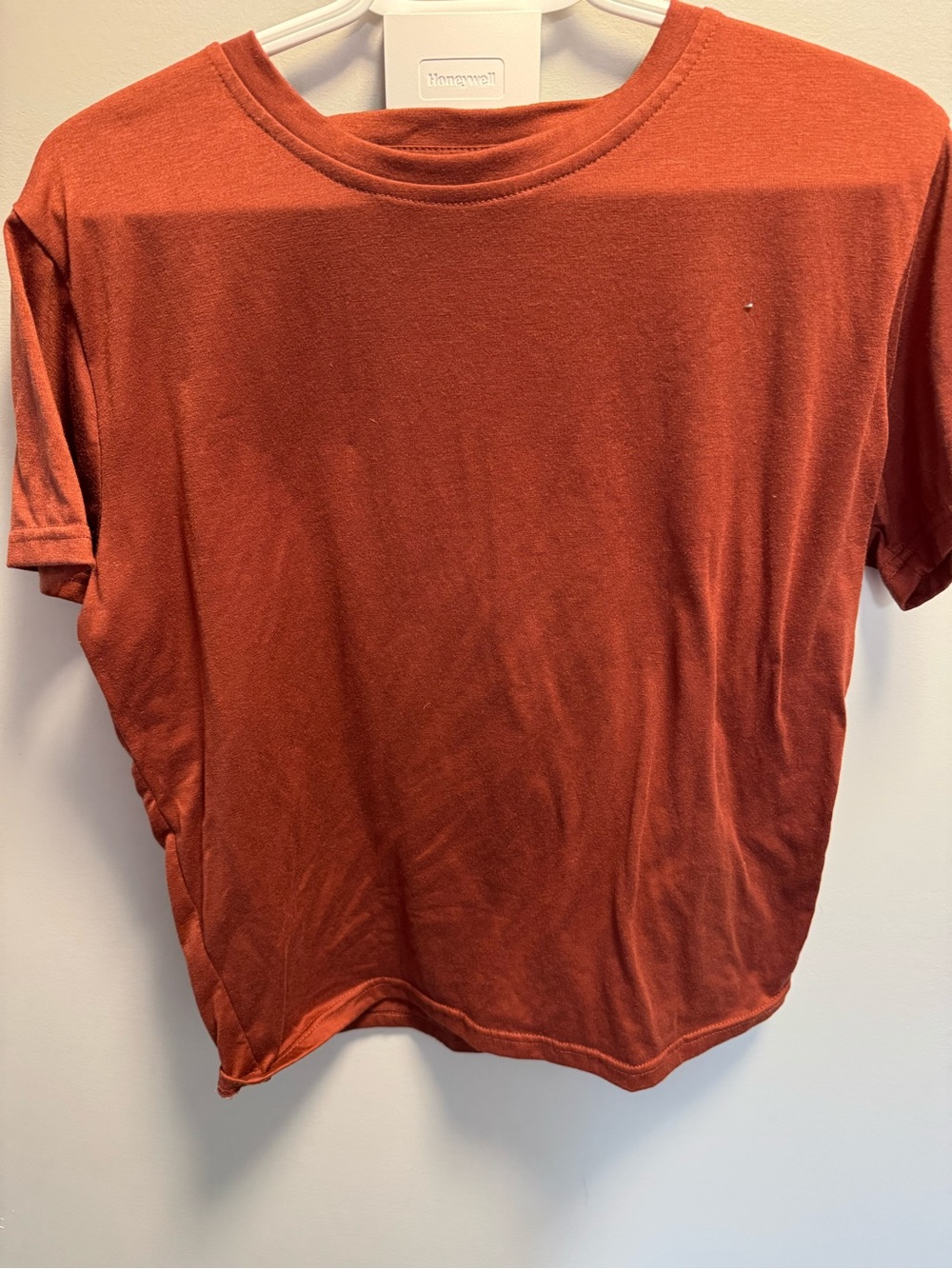 Women’s Short Sleeve Crewneck T-Shirt - Rust Orange